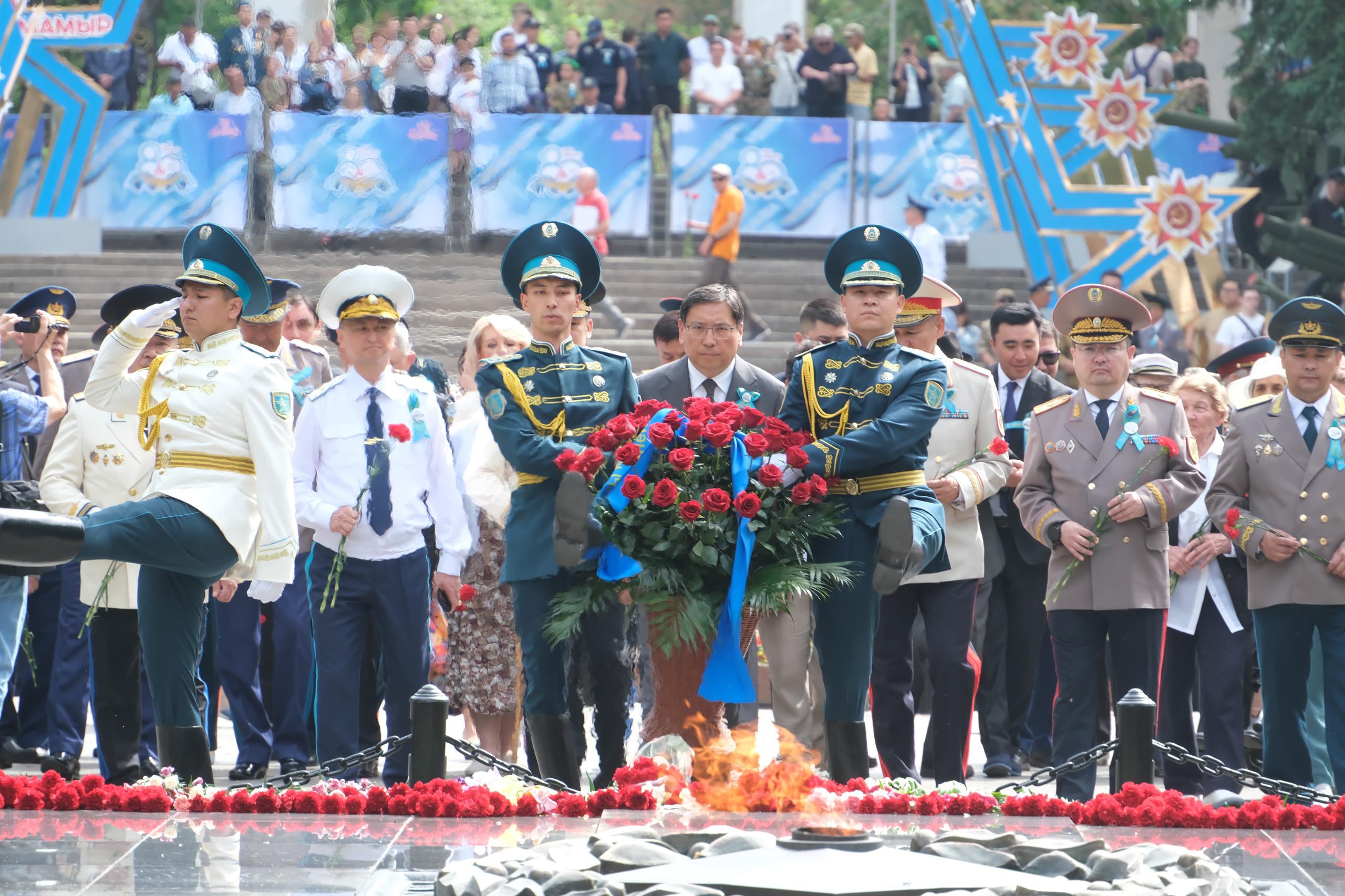 В Алматы отпраздновали 80-ю годовщину Победы в Великой Отечественной войне