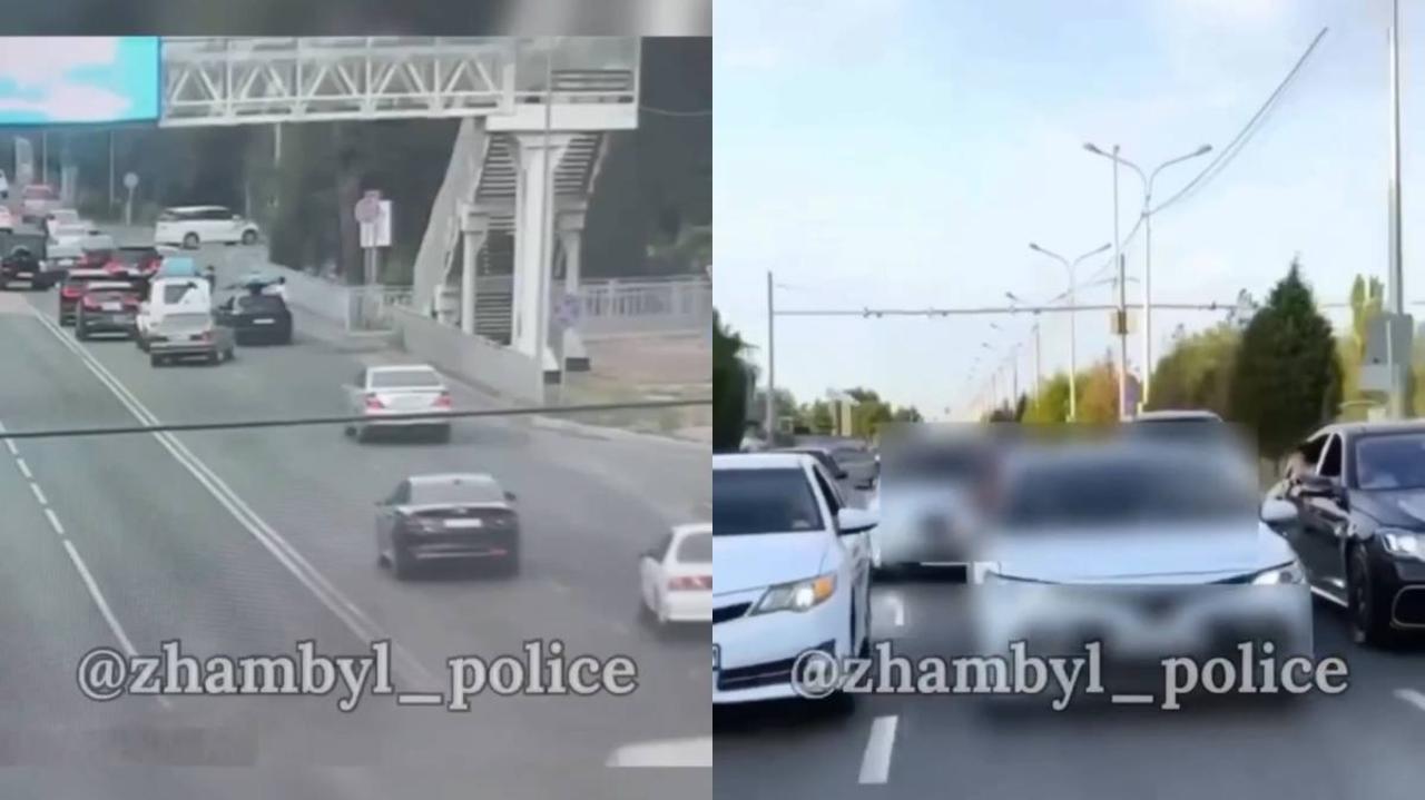 В Таразе выпускники устроили автокортеж и попали под штрафы