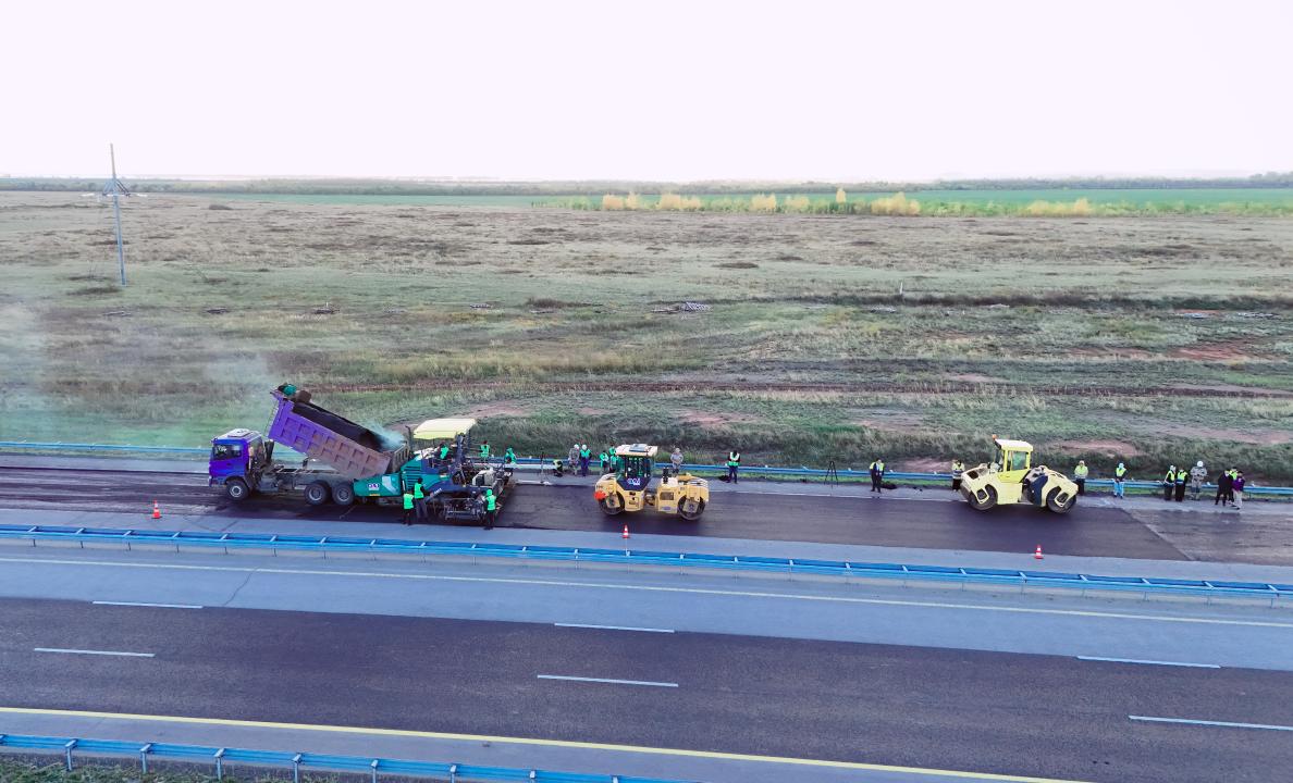 Қазақстанда «Superpave» технологиясы бойынша алғашқы жол телімдері төселді