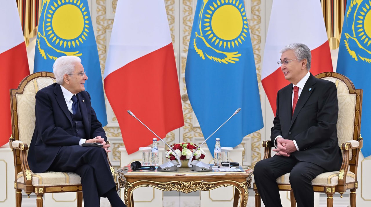 В Астане прошли переговоры Токаева и Президента Италии