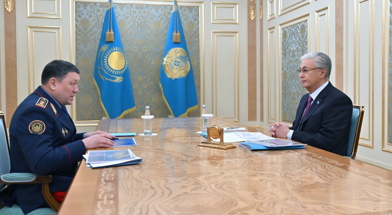 Глава МВД отчитался перед Токаевым
