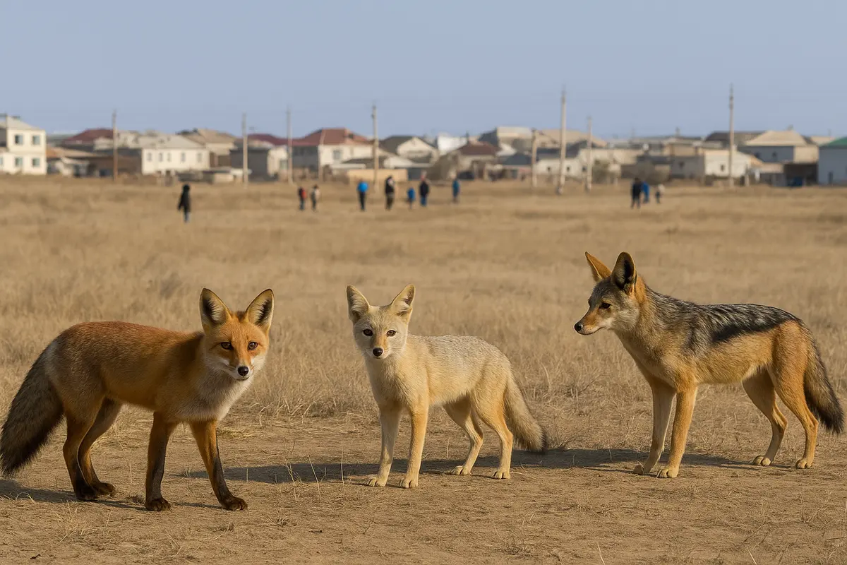 Хищники вокруг сел Мангистау: экологи бьют тревогу