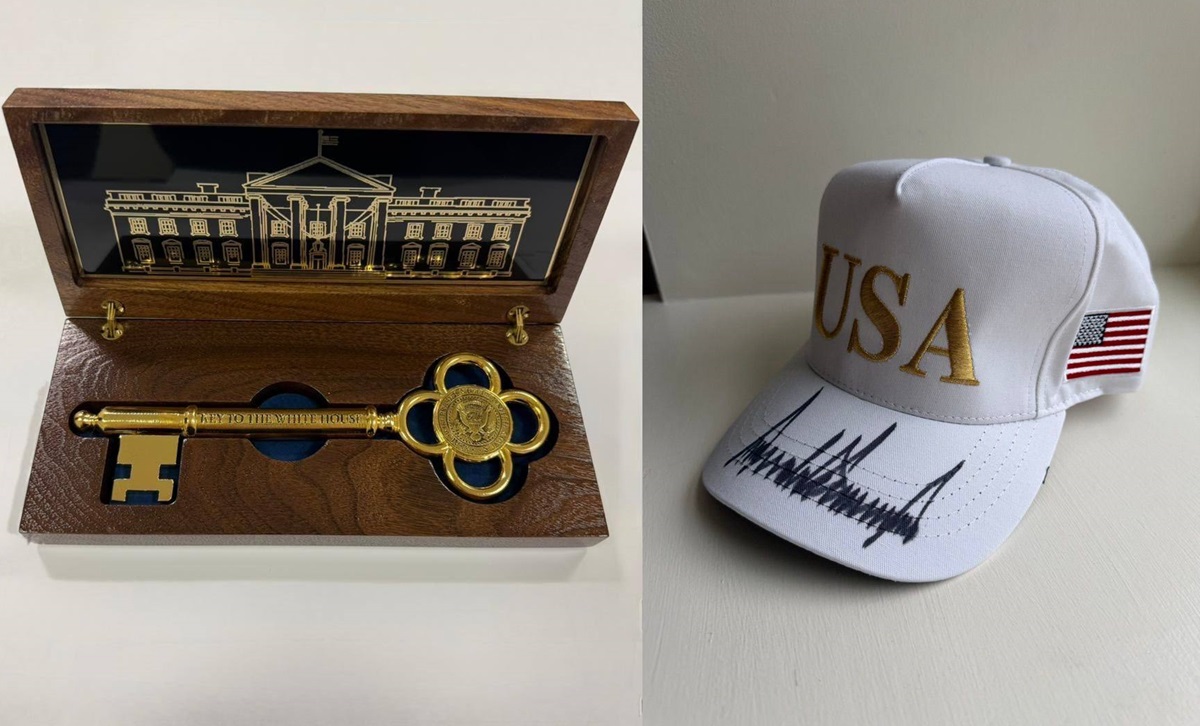 Трамп передал Токаеву подарки