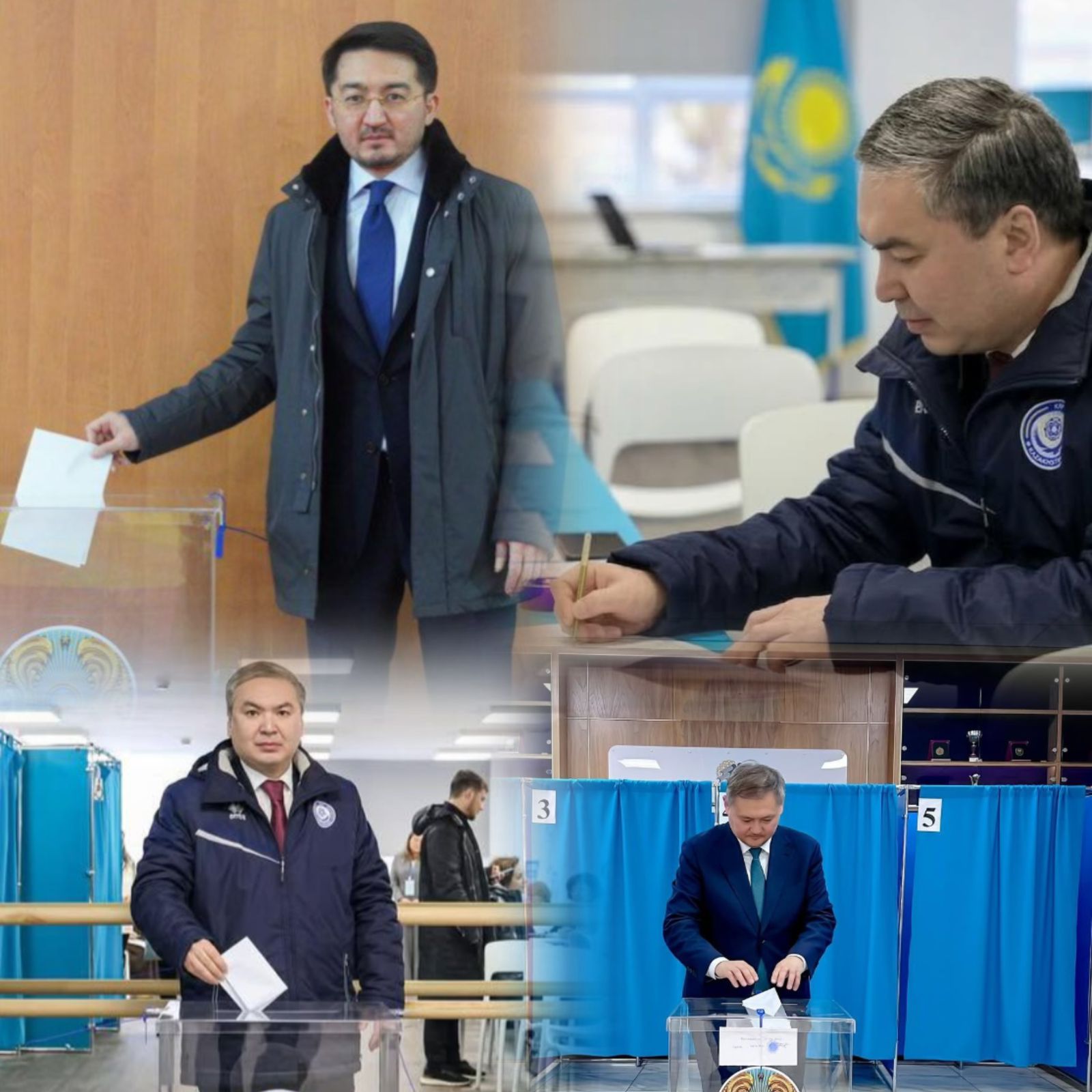 Казахстанские министры приняли участие в республиканском референдуме