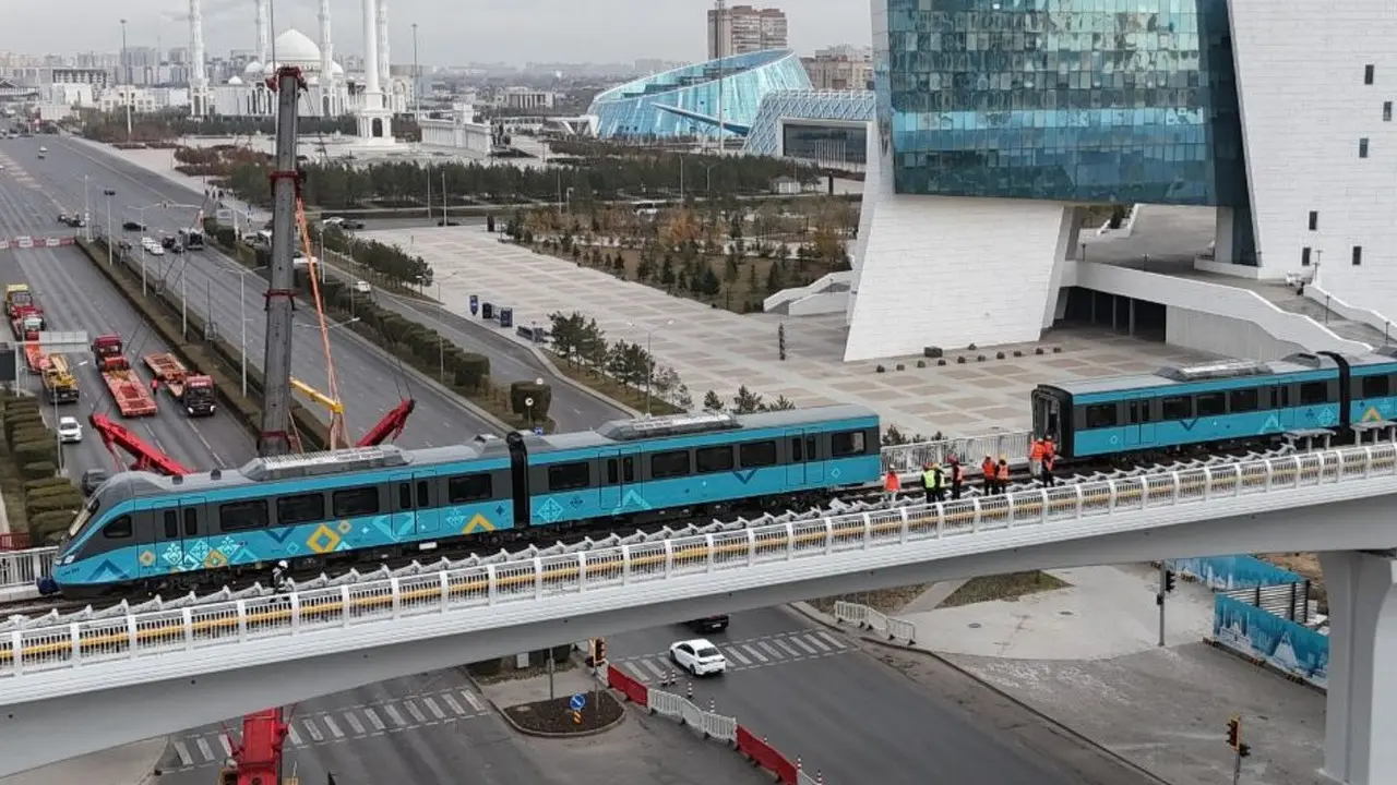 В Астане успешно испытали LRT: скорость достигла 80 км/ч