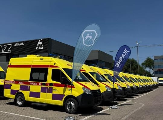 Алматы облысының жедел жәрдем автопаркі 90 жаңа көлікпен толықты