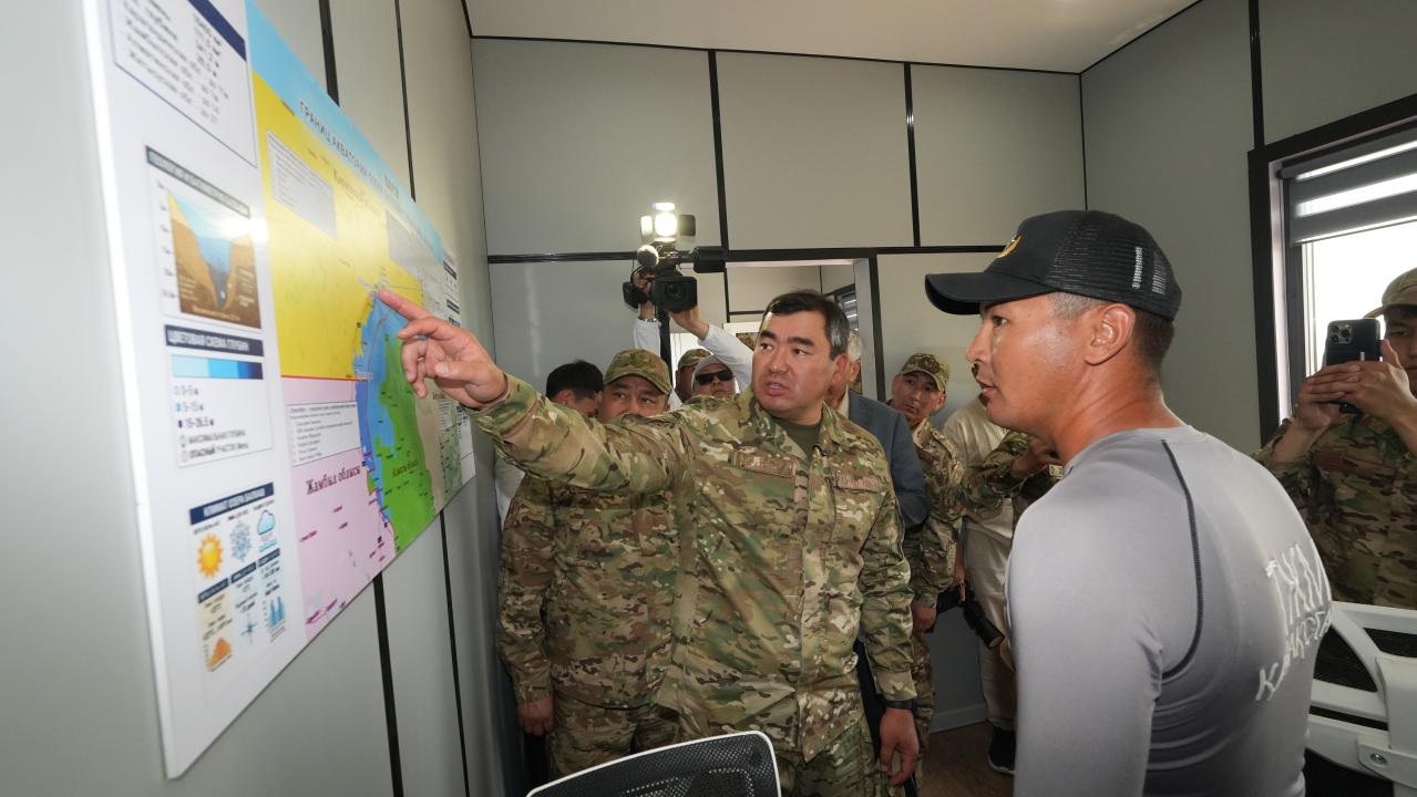 Балқаш жағалауында жаңа құтқару станциясы ашылды