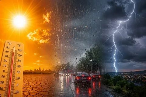 Казахстан ждет погодный контраст: ливни на севере и экстремальная жара на юге