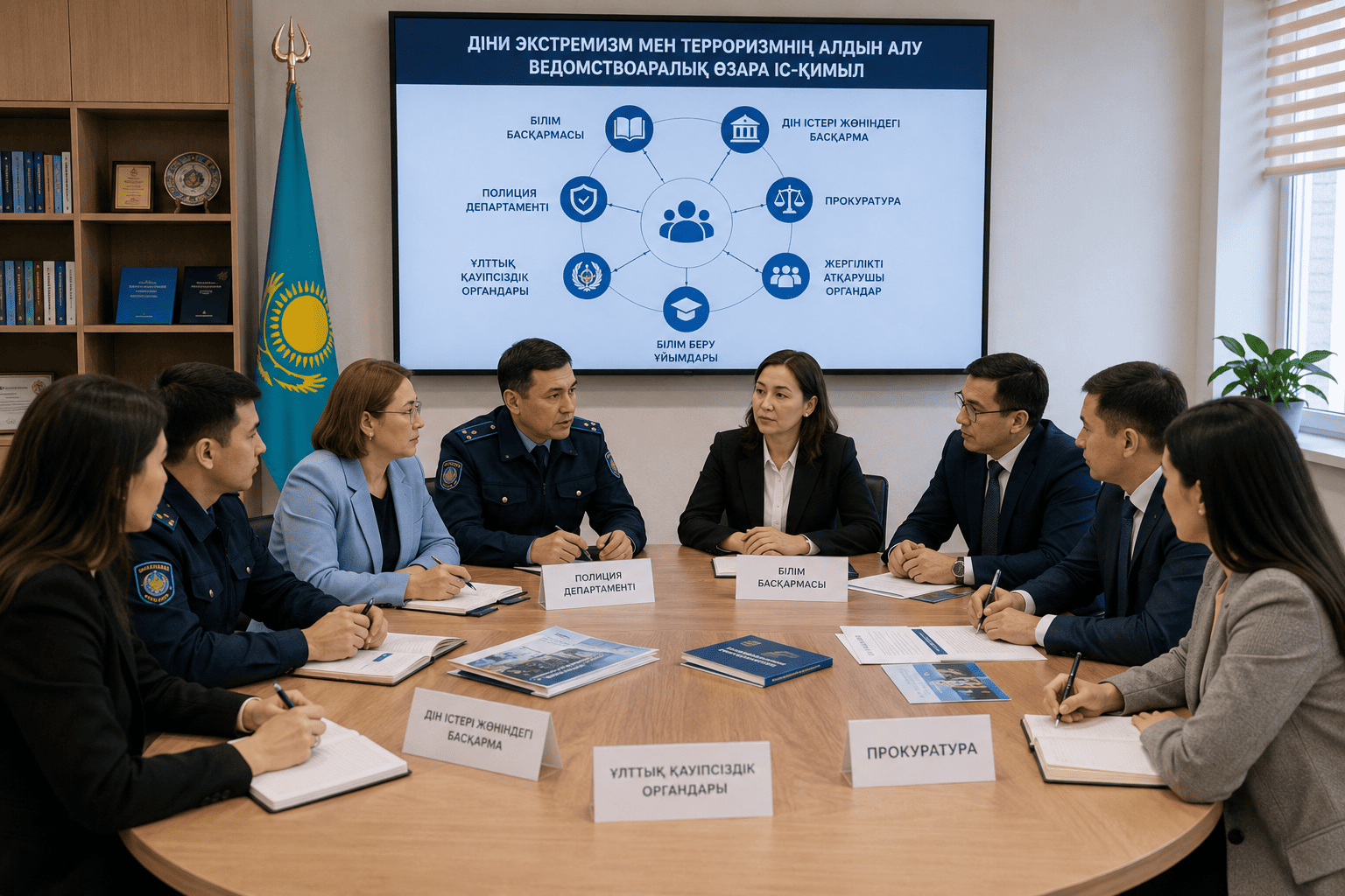 Діни экстремизмнің алдын алудаведомствоаралық жұмыс қалайұйымдастырылған?
